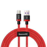 HKM-927379 1M/2M Fast Charging Data Cable for Android - Purple, Gold, Red Options
