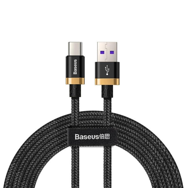 HKM-927379 1M/2M Fast Charging Data Cable for Android - Purple, Gold, Red Options