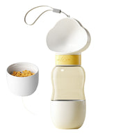 HKM-9274429 Portable Dog Water Bottle with Food Container for Outdoor Walks and Feeding