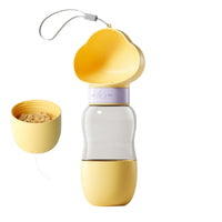 HKM-9274429 Portable Dog Water Bottle with Food Container for Outdoor Walks and Feeding