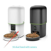 HKM-9274557 Intelligent Automatic Pet Feeder with Remote Video Control, 2L & 4L Options for Dogs and Cats