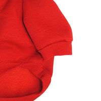 HKM-9274941 Scary Skull Fleece Hooded T-Shirt for Pets in Black, Red, Green - Cozy Polyester Sweater