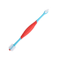 HKM-9275837 360-Degree Dual-Head Dog and Cat Toothbrush with Non-Slip Handle for Effective Dental Care