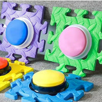 HKM-9275965 Non-Slip Pet Play Mat - Durable EVA Square Chew Toy in Multiple Colors