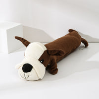 HKM-9276989 Plush Dog Sound Toy for Dental Care and Stress Relief - Available in Yellow, White, Brown
