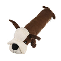 HKM-9276989 Plush Dog Sound Toy for Dental Care and Stress Relief - Available in Yellow, White, Brown