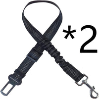 HKM-9278141 Adjustable Dog Car Seat Belt Towing Rope - Nylon Safety Harness for Pets, 50CM-84CM, Multiple Colors Available