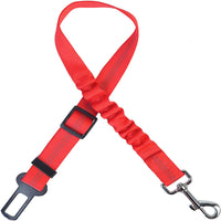 HKM-9278141 Adjustable Dog Car Seat Belt Towing Rope - Nylon Safety Harness for Pets, 50CM-84CM, Multiple Colors Available