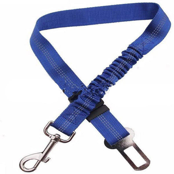 HKM-9278141 Adjustable Dog Car Seat Belt Towing Rope - Nylon Safety Harness for Pets, 50CM-84CM, Multiple Colors Available