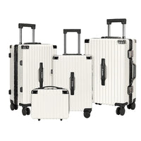 HKM-927891 Hard Shell Luggage Set with Aluminium Trolley - 14, 20, 24, 28 Inch Suitcases for Business Travel
