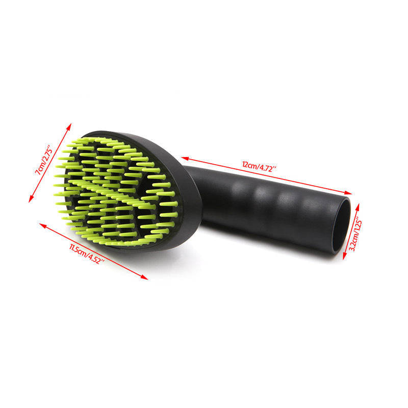 HKM-9279933 Pet Hair Grooming Brush Vacuum Cleaner Attachment with 360-Degree Rotating Head
