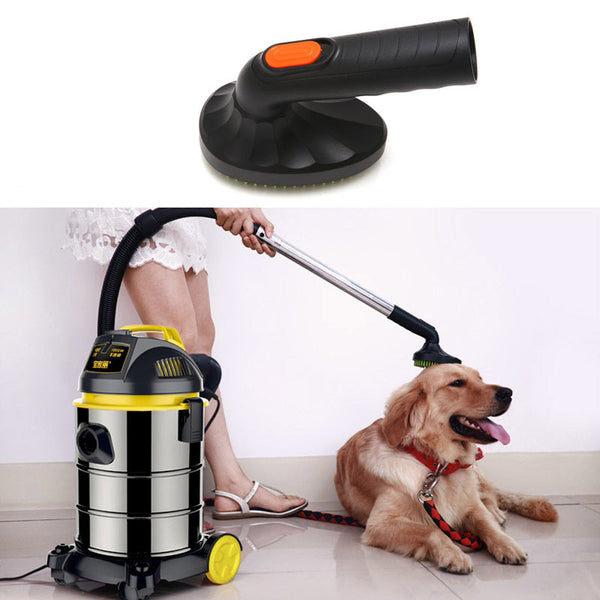 HKM-9279933 Pet Hair Grooming Brush Vacuum Cleaner Attachment with 360-Degree Rotating Head