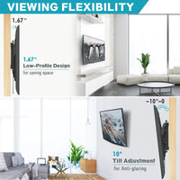 HKM-928019 Tilting TV Wall Mount Bracket for VESA 600x400 with UL Safety Certification