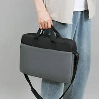 HKM-928211 Vintage Waterproof Oxford Briefcase for Travel, Business, and School Use