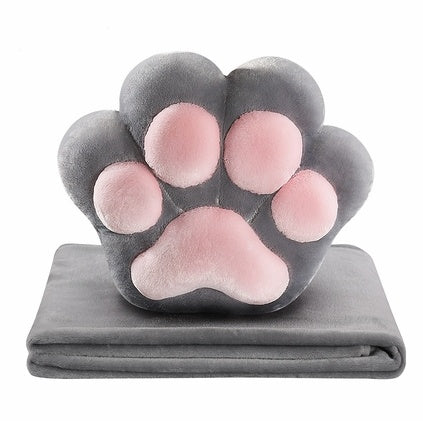 HKM-928339 Air Conditioning Plush Blanket with Pillow – Soft Flannel, Multiple Colors Available