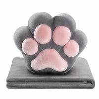 HKM-928339 Air Conditioning Plush Blanket with Pillow – Soft Flannel, Multiple Colors Available