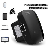 HKM-928339 Wireless WiFi Repeater Signal Amplifier - 300Mbps for Enhanced Internet Coverage