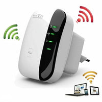 HKM-928339 Wireless WiFi Repeater Signal Amplifier - 300Mbps for Enhanced Internet Coverage