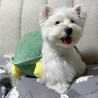 HKM-9284669 Turtle Shell Pet Costume for Small Dogs - Natural Cotton Velvet - Size 20cm