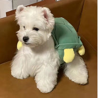 HKM-9284669 Turtle Shell Pet Costume for Small Dogs - Natural Cotton Velvet - Size 20cm