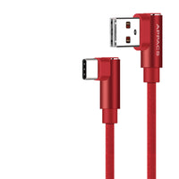 HKM-928531 Double Elbow Nylon Braided Android Data Cable for Mobile Charging - 5V 2.4A, 1m/2m/3m Options