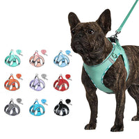 HKM-928531 No-Pull Dog Harness with Leash ¨C Breathable Mesh Step-In Vest for Dogs and Cats, Reflective Design, Quick-Release Buckle, Adjustable Sizes