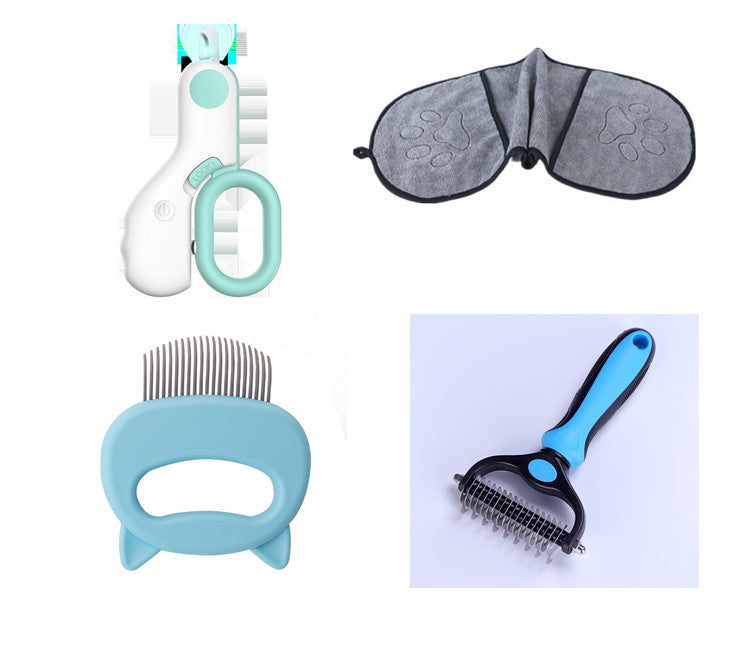 HKM-9285693 Gentle Pet Hair Removal and Massaging Shell Comb for Cats and Dogs