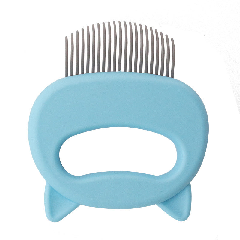 HKM-9285693 Gentle Pet Hair Removal and Massaging Shell Comb for Cats and Dogs
