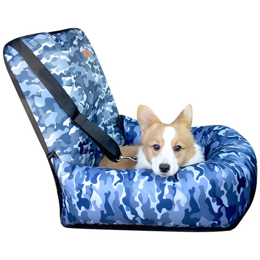 HKM-9286333 Travel Car Dog Kennel Cushion for Small and Medium Pets - Removable & Washable in Various Colors