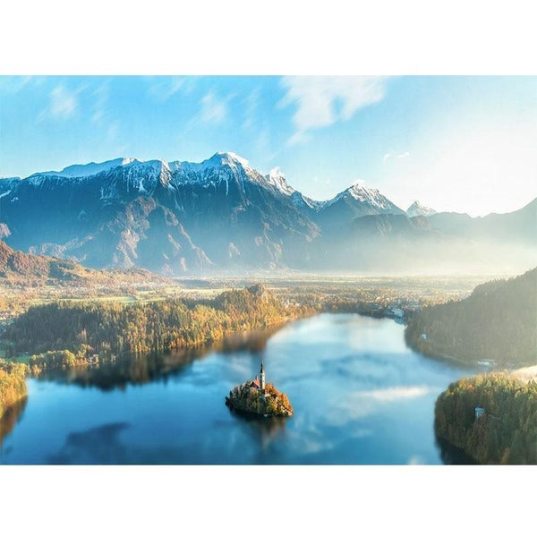HKM-928659 5D Diamond Painting Kit - Scenic Mountain Landscape Art