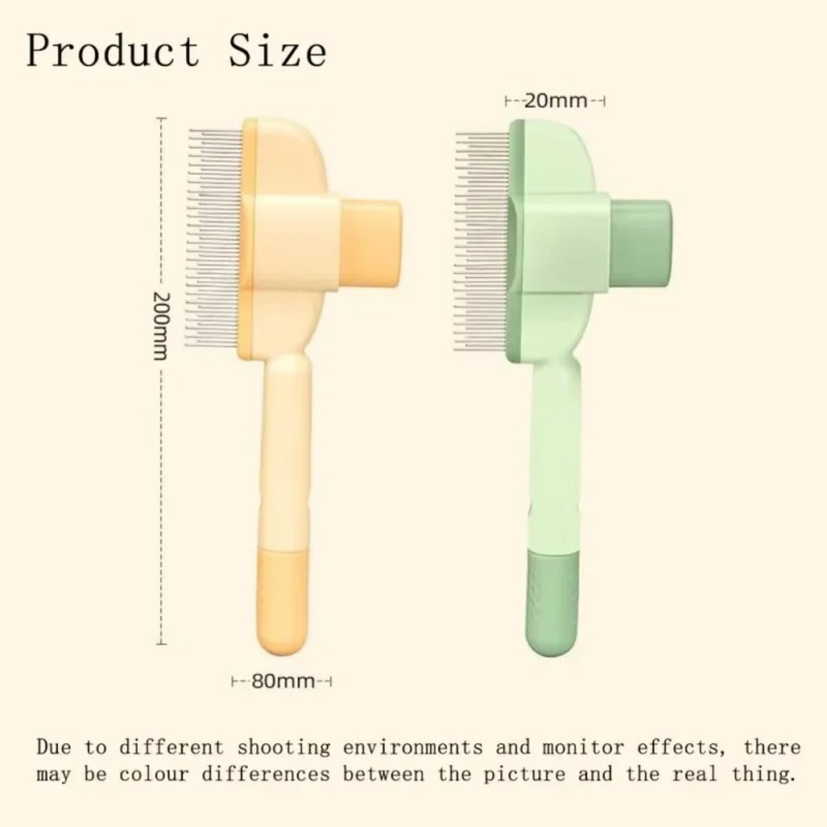 HKM-9287357 Pet Grooming Brush with One-Click Hair Removal for Gentle Cleaning and Anti-Mite Care for Dogs