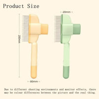 HKM-9287357 Pet Grooming Brush with One-Click Hair Removal for Gentle Cleaning and Anti-Mite Care for Dogs