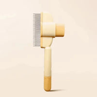 HKM-9287357 Pet Grooming Brush with One-Click Hair Removal for Gentle Cleaning and Anti-Mite Care for Dogs