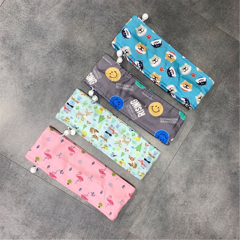 HKM-9288253 Cooling Scarf and Clothing Set for Dogs - Breathable Mesh, Canvas, Recyclable Ice Pack, Multiple Colors Available