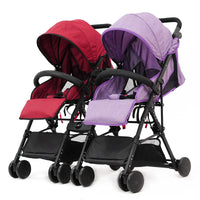 HKM-928851 Twin Baby Trolley - Compact Folding Stroller for Twins, Model 806F1