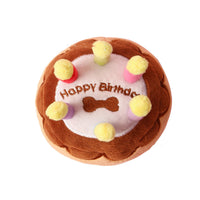 HKM-9289533 Pet Plush Birthday Cake Toy for Dogs – Stress Relief & Chewing Fun