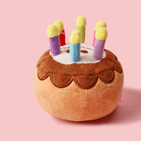 HKM-9289533 Pet Plush Birthday Cake Toy for Dogs – Stress Relief & Chewing Fun