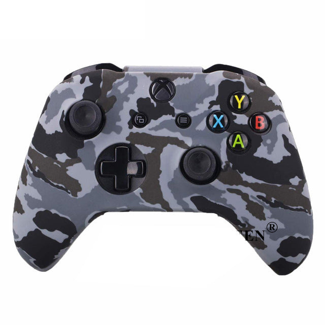 HKM-928979 Xbox One Silicone Camouflage Handle Protective Cover - Soft Touch, Lightweight Design