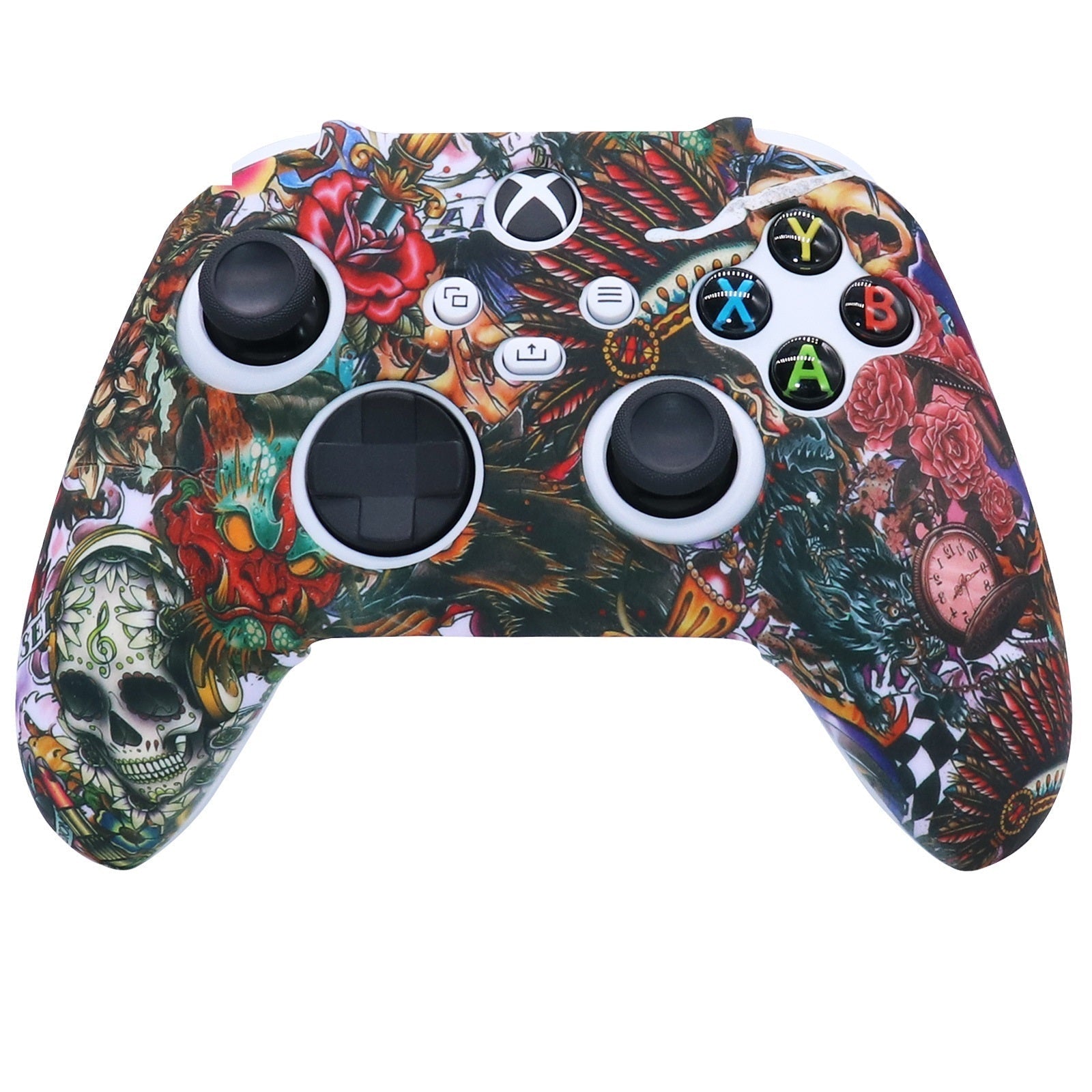 HKM-928979 Xbox One Silicone Camouflage Handle Protective Cover - Soft Touch, Lightweight Design