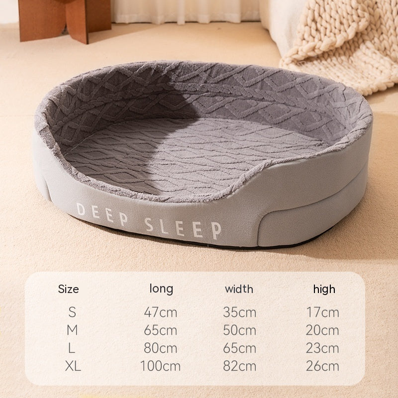 HKM-9289917 Comfortable Removable Washable Cat Nest with Thick Sponge Cushion, Multiple Sizes Available