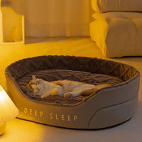 HKM-9289917 Comfortable Removable Washable Cat Nest with Thick Sponge Cushion, Multiple Sizes Available