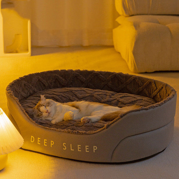 HKM-9289917 Comfortable Removable Washable Cat Nest with Thick Sponge Cushion, Multiple Sizes Available