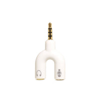 HKM-929043 Colorful 3.5mm Earphone Splitter Adapter for Mobile Phones, Laptops, and Tablets