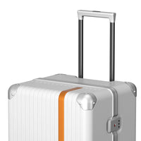 HKM-929043 Durable Hardshell PC Trolley Travel Suitcase with Aluminium Details, Ideal Carry-On Luggage