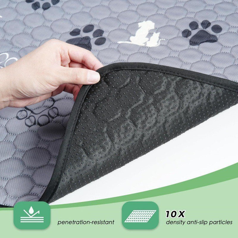 HKM-9291709 Machine Washable Reusable Pet Pee Pads with Cat and Dog Pattern in Various Sizes