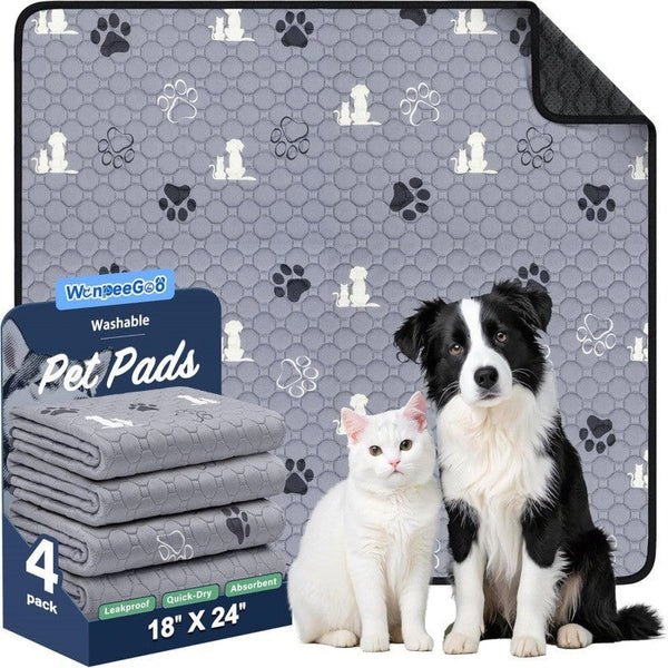 HKM-9291709 Machine Washable Reusable Pet Pee Pads with Cat and Dog Pattern in Various Sizes