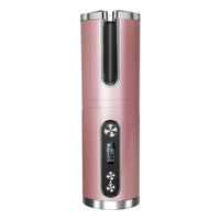 HKM-929299 Wireless Automatic Curling Iron with Tourmaline Ceramic, Adjustable Temperature, Suitable for Wet and Dry Hair