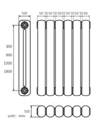 HKM-929427 Electric Oil-Filled Radiator Heater with Smart Thermostat and Adjustable Settings for Home and Garage