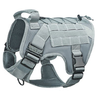 HKM-9295421 Adjustable Nylon Camouflage Dog Vest with Dual Hand Holding Rope