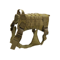 HKM-9295421 Adjustable Nylon Camouflage Dog Vest with Dual Hand Holding Rope